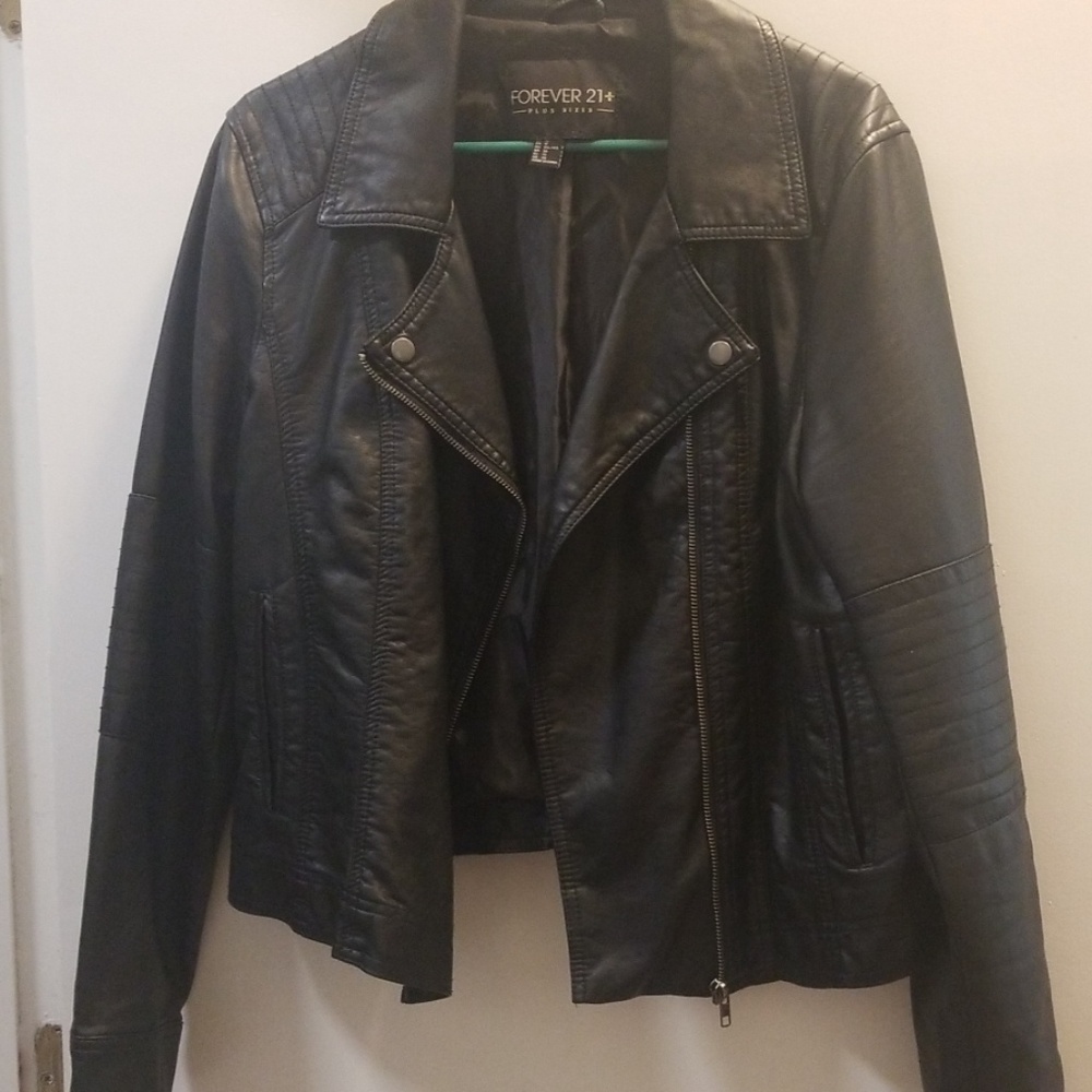 Forever 21 faux leather jacket